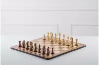 Figury szachowe Sheikh Akacja 3,75 cala